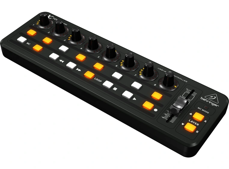 Behringer X-TOUCH MINI Ultra-kompakt universell USB-kontroller 